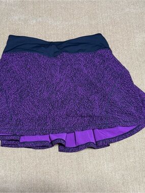 lululemon athletica Purple and Black Athletic Skirt
